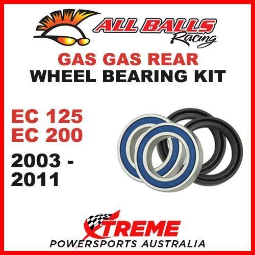 Rear Wheel Bearing Kit Gas-Gas EC125 EC200 EC 125 200 2003-2011, All Balls 25-1458