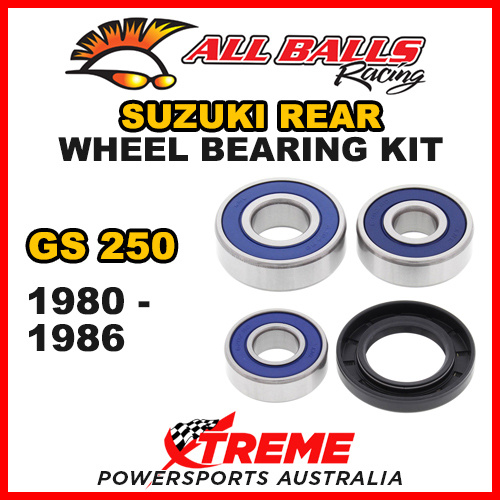 All Balls 25-1487 For Suzuki GS250 GS 250 1980-1986 Rear Wheel Bearing Kit