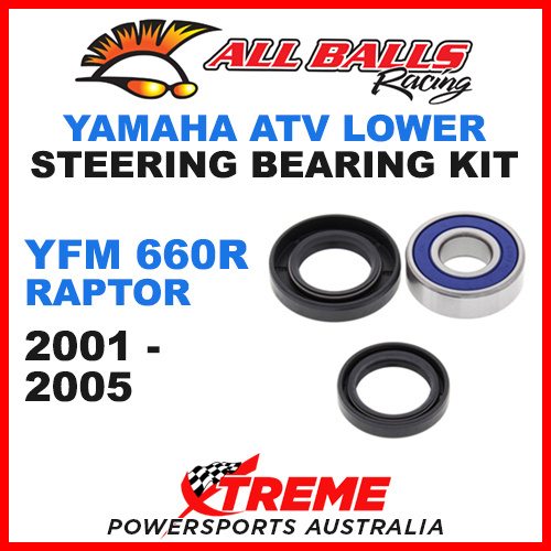 All Balls 25-1515 Yamaha YFM 660R Raptor 2001-2005 ATV Lower Steering Stem Kit