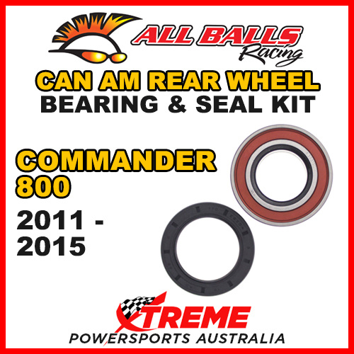 25-1516 ATV REAR WHEEL BEARING KIT CAN AM COMMANDER 800 2011-2015