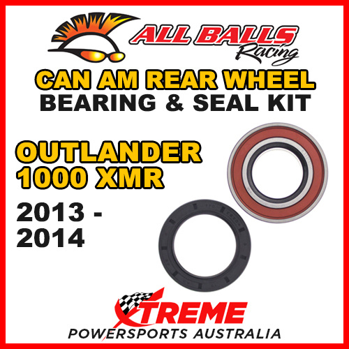 25-1516 ATV REAR WHEEL BEARING KIT CAN AM OUTLANDER 1000 XMR 2013-2014