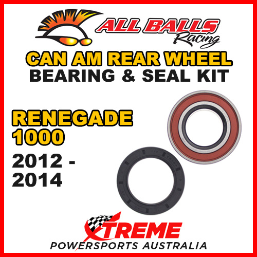 25-1516 ATV REAR WHEEL BEARING KIT CAN AM RENEGADE 1000 2012-2014