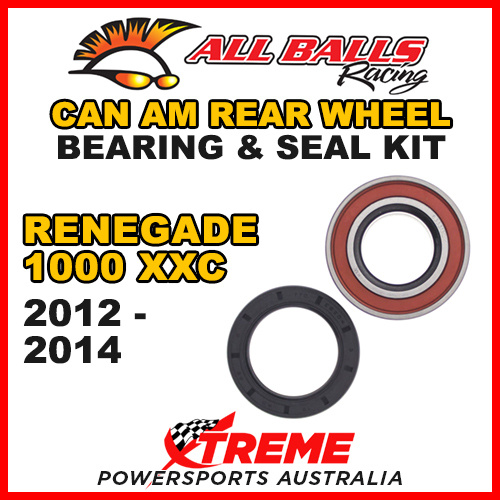 25-1516 ATV REAR WHEEL BEARING KIT CAN AM RENEGADE 1000 XXC 2012-2014