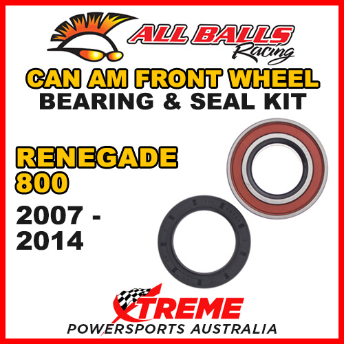 ALL BALLS 25-1516 ATV FRONT WHEEL BEARING KIT CAN AM RENEGADE 800 2007-2014