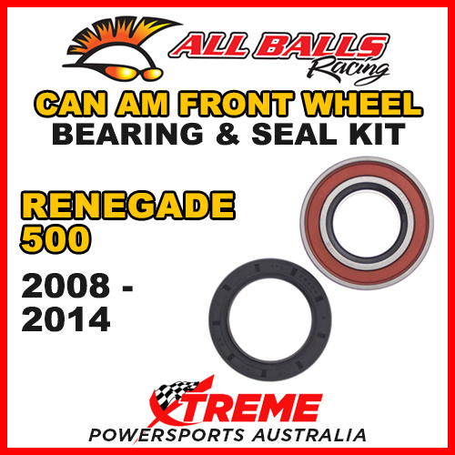 25-1516 ATV FRONT WHEEL BEARING KIT CAN-AM RENEGADE 500 2008-2014