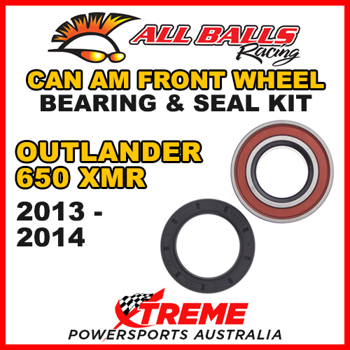 25-1516 ATV FRONT WHEEL BEARING KIT CAN-AM OUTLANDER 650 XMR 2013-2014