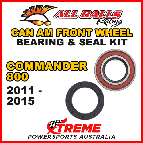 ALL BALLS 25-1516 ATV FRONT WHEEL BEARING KIT CAN AM COMMANDER 800 2011-2015