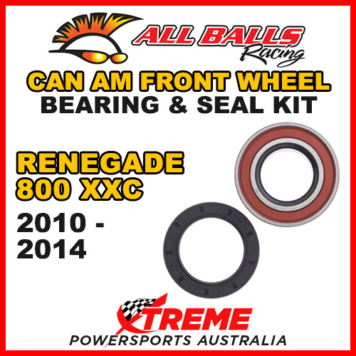 ALL BALLS 25-1516 ATV FRONT WHEEL BEARING KIT CAN AM RENEGADE 800 XXC 2010-2014