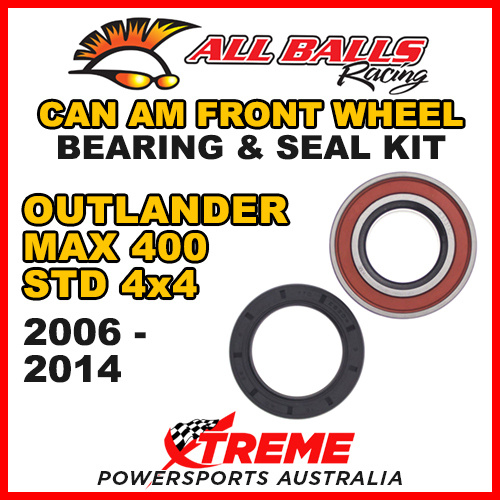 25-1516 ATV FRONT WHEEL BEARING KIT CAN-AM OUTLANDER MAX 400 STD 4X4 2006-2014