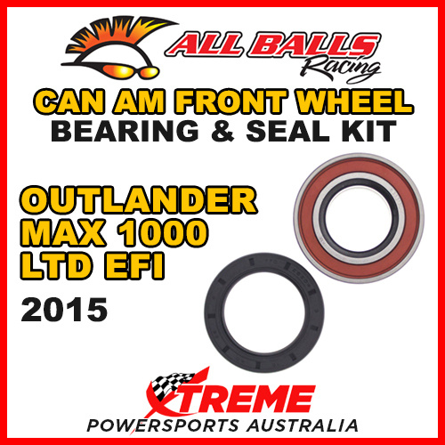 25-1516 ATV FRONT WHEEL BEARING KIT CAN AM OUTLANDER MAX 1000 EFI LTD 2015