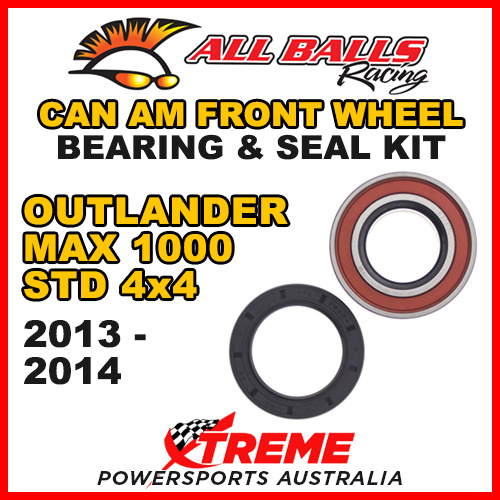 25-1516 ATV FRONT WHEEL BEARING KIT CAN AM OUTLANDER MAX 1000 STD 4X4 2013-2014