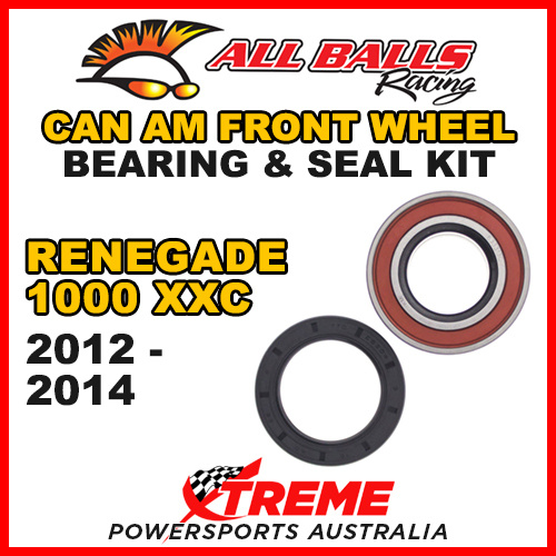 ALL BALLS 25-1516 ATV FRONT WHEEL BEARING KIT CAN AM RENEGADE 1000 XXC 2012-2014