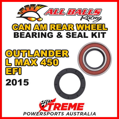 25-1516 ATV REAR WHEEL BEARING KIT CAN AM OUTLANDER L MAX 450 EFI 2015