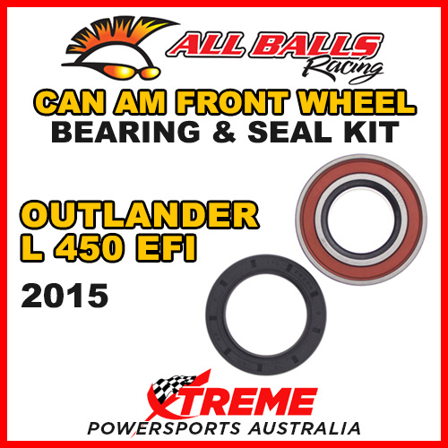 25-1516 ATV FRONT WHEEL BEARING KIT CAN-AM OUTLANDER L 450 EFI 2015