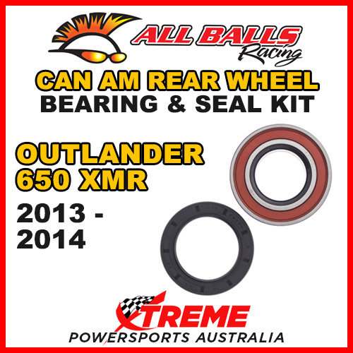 25-1516 ATV REAR WHEEL BEARING KIT CAN AM OUTLANDER 650 XMR 2013-2014