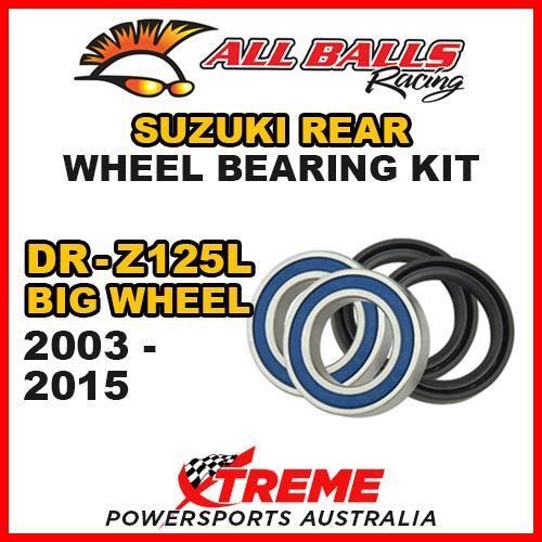 MX Rear Wheel Bearing Kit For Suzuki DRZ125L DR-Z125L 2003-2015, All Balls 25-1517