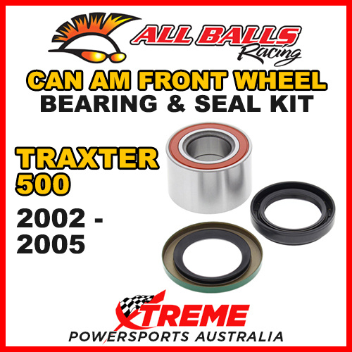 ALL BALLS 25-1519 ATV FRONT WHEEL BEARING KIT CAN AM TRAXTER 500 2002-2005