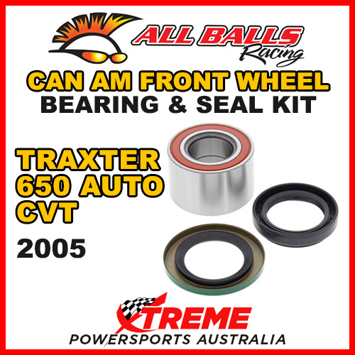 ALL BALLS 25-1519 ATV FRONT WHEEL BEARING KIT CAN AM TRAXTER 650 AUTO CVT 2005