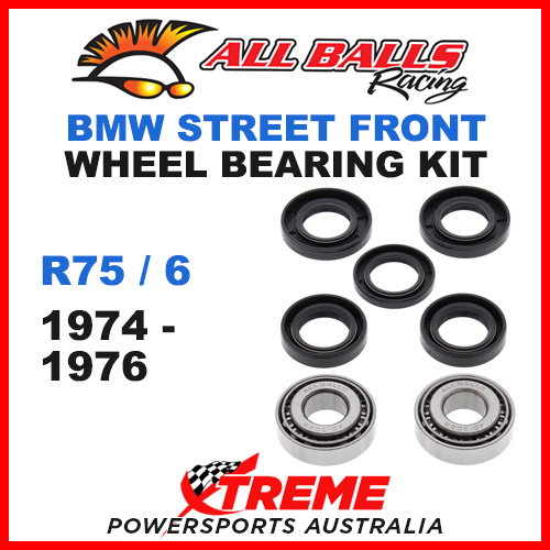 All Balls 25-1523 BMW R75/6 1974-1976 Front Wheel Bearing Kit