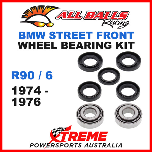 All Balls 25-1523 BMW R90/6 1974-1976 Front Wheel Bearing Kit