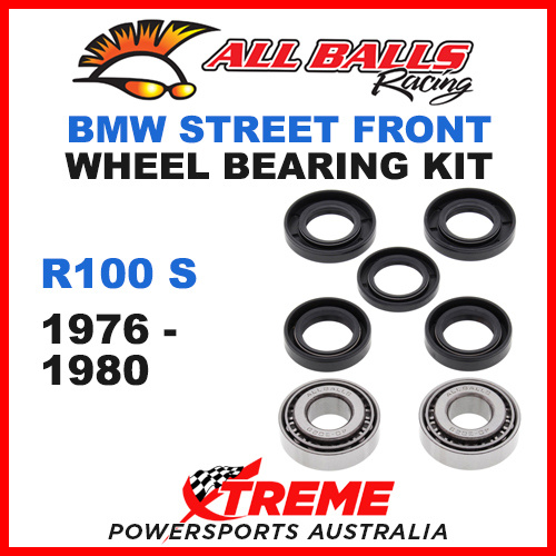 All Balls 25-1523 BMW R100 S 1976-1980 Front Wheel Bearing Kit