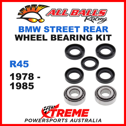 All Balls 25-1523 BMW R45 R 45 1978-1985 Rear Wheel Bearing Kit