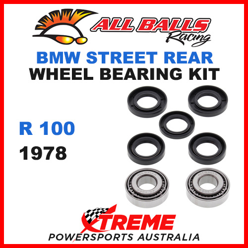 All Balls 25-1523 BMW R100 R 100 1978 Rear Wheel Bearing Kit