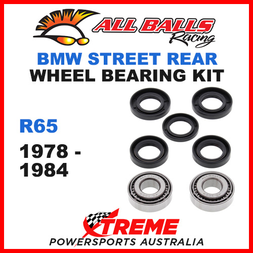 All Balls 25-1523 BMW R65 R 65 1978-1984 Rear Wheel Bearing Kit