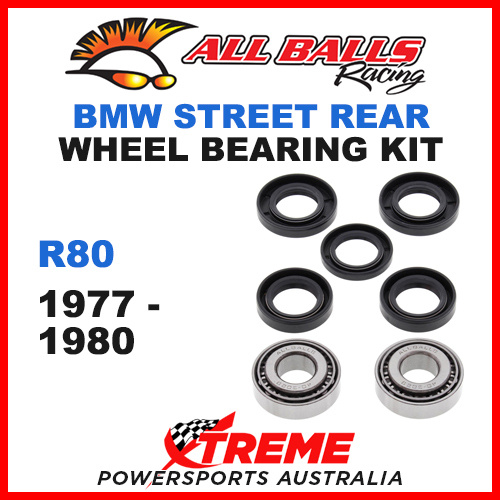 All Balls 25-1523 BMW R80 R 80 1977-1980 Rear Wheel Bearing Kit