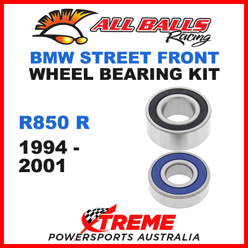 All Balls 25-1528 BMW R850R 1994-2001 Front Wheel Bearing Kit