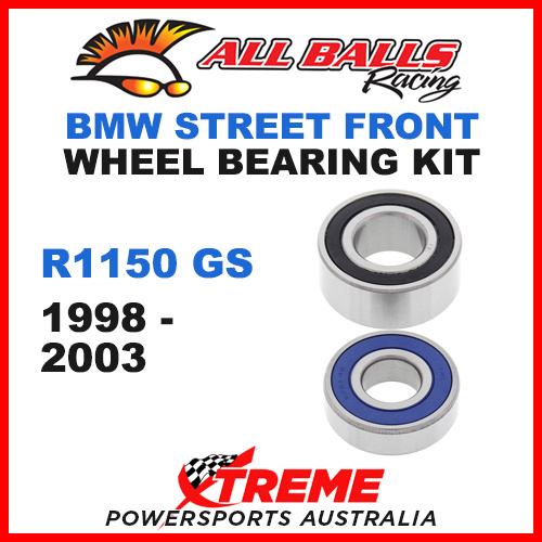 All Balls 25-1528 BMW R1150GS 1998-2003 Front Wheel Bearing Kit