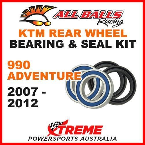 MX Rear Wheel Bearing Kit KTM 990 ADVENTURE 2007-2012 DUAL SPORT Moto, All Balls 25-1533