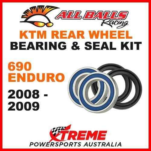 MX Rear Wheel Bearing Kit KTM 690 Enduro 690cc 2008-2009 Dirt Bike Moto, All Balls 25-1533