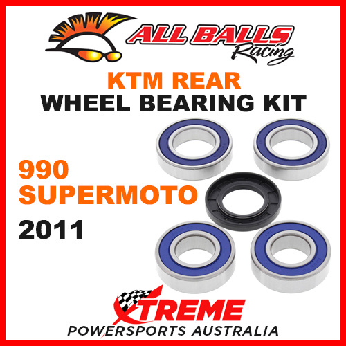 All Balls 25-1533 KTM 990 Supermoto 2011 Rear Wheel Bearing Kit