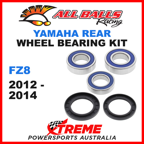 All Balls 25-1547 Yamaha FZ8 2012-2014 Rear Wheel Bearing Kit