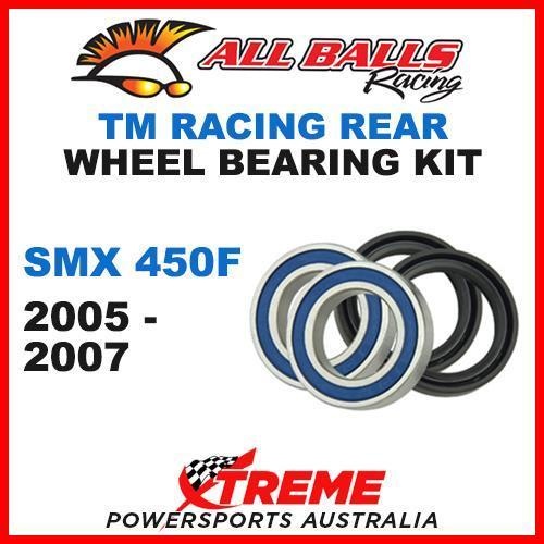 Rear Wheel Bearing Kit TM Racing SMX450F SMX 450F 2005-2007 Moto, All Balls 25-1550