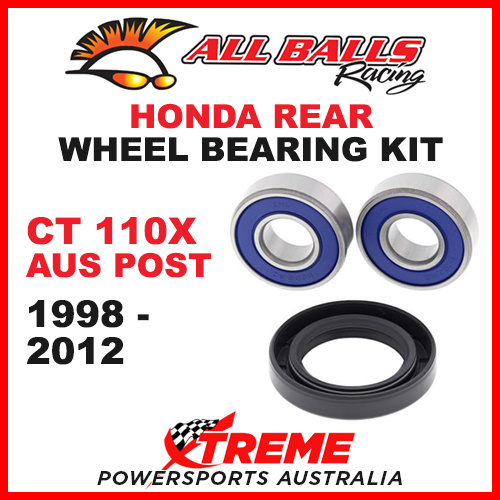 25-1555 Honda CT 110X CT110X Aust Post 1998-2012 Rear Wheel Bearing Kit