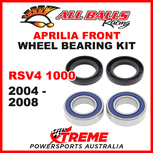 All Balls 25-1568 Aprilia RSVR 1000 2004-2008 Rear Wheel Bearing Kit