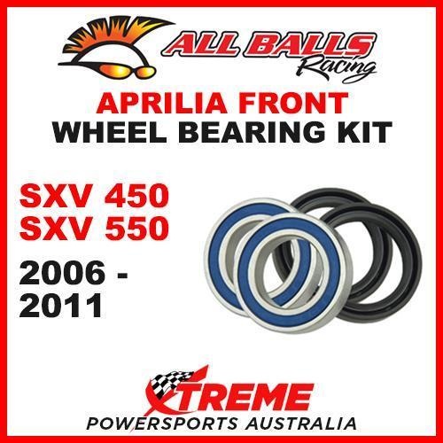 MX Front Wheel Bearing Kit APRILIA SXV450 SXV550 SXV 450 550 2006-2011, All Balls 25-1570