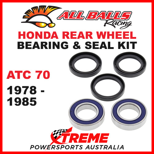 25-1578 HONDA ATV REAR WHEEL BEARING KIT ATC70 ATC 70 1978-1985 OFF ROAD