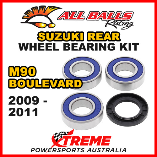 All Balls 25-1582 For Suzuki M90 Boulevard 2009-2011 Rear Wheel Bearing Kit