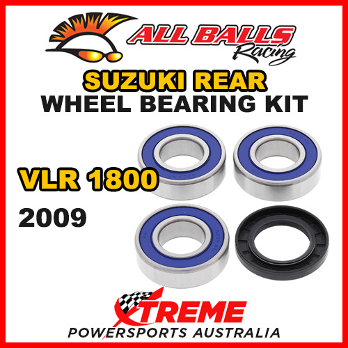 All Balls 25-1582 For Suzuki VLR1800 VLR 1800 2009 Rear Wheel Bearing Kit