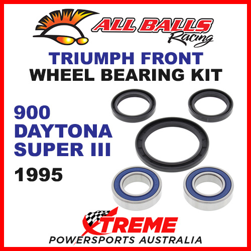 All Balls 25-1584 Triumph 900 Daytona Super III 1995 Front Wheel Bearing Kit