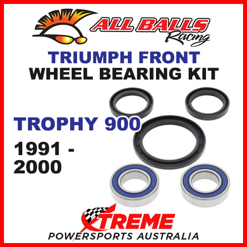 All Balls 25-1584 Triumph Trophy 900 1991-2000 Front Wheel Bearing Kit