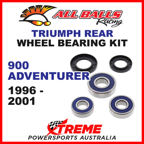 All Balls 25-1586 Triumph 900 Adventurer 1996-2001 Rear Wheel Bearing Kit