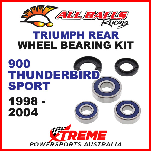 All Balls 25-1586 Triumph 900 Thunderbird Sport 1998-2004 Rear Wheel Bearing Kit