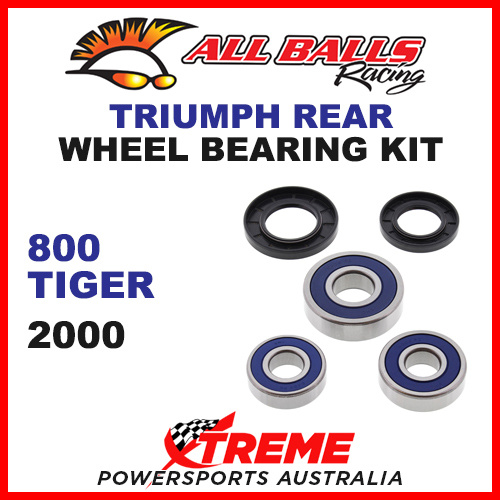 All Balls 25-1586 Triumph 800 Tiger 2000 Rear Wheel Bearing Kit