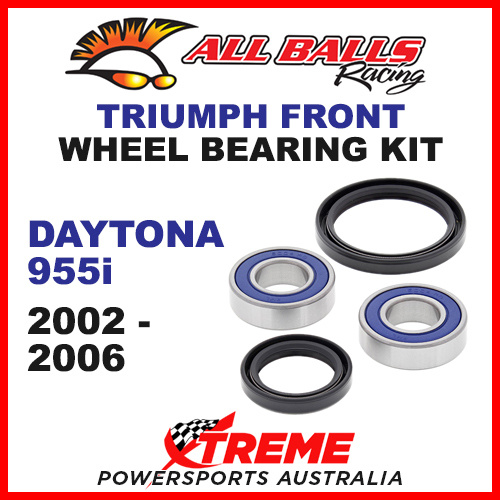 All Balls 25-1590 Triumph Daytona 955i 2002-2006 Front Wheel Bearing Kit