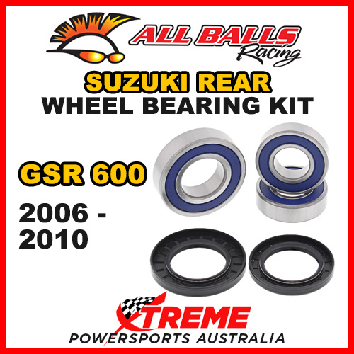 All Balls 25-1606 For Suzuki GSR600 GSR 600 2006-2010 Rear Wheel Bearing Kit