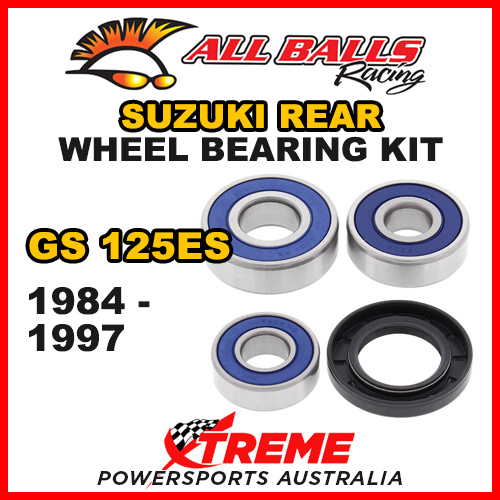 All Balls 25-1607 For Suzuki GS125ES GS 125ES 1984-1997 Rear Wheel Bearing Kit